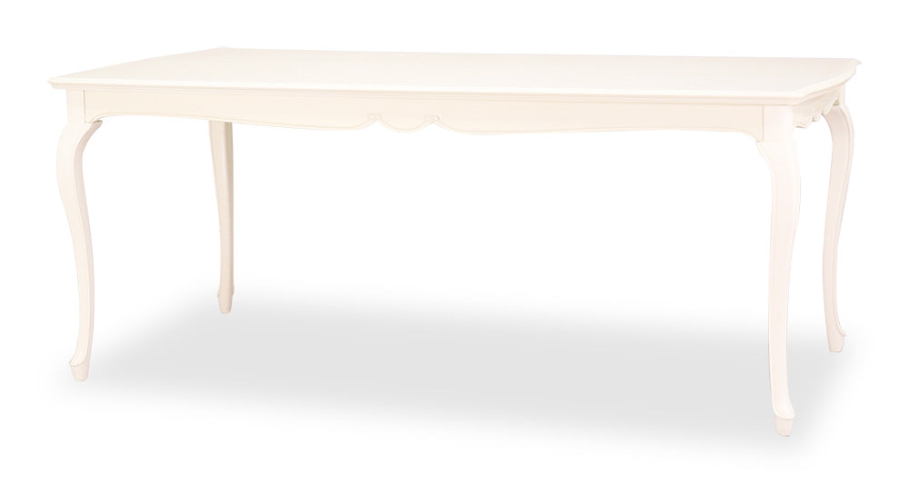 ダイニングテーブルセット 6人掛け 7点セット W180cm 東海家具 フルール WH チェアD マホガニー ホワイト 264523