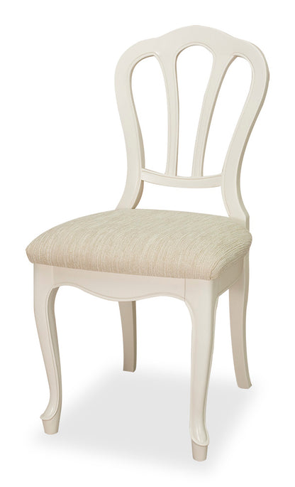 ダイニングチェア デスクチェア 東海家具 フルール WH LDチェア マホガニー アンティークホワイト 456072