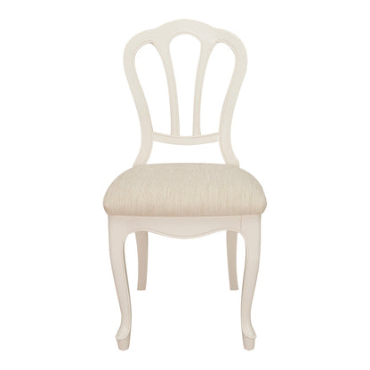 ダイニングチェア デスクチェア 東海家具 フルール WH LDチェア マホガニー アンティークホワイト 456072