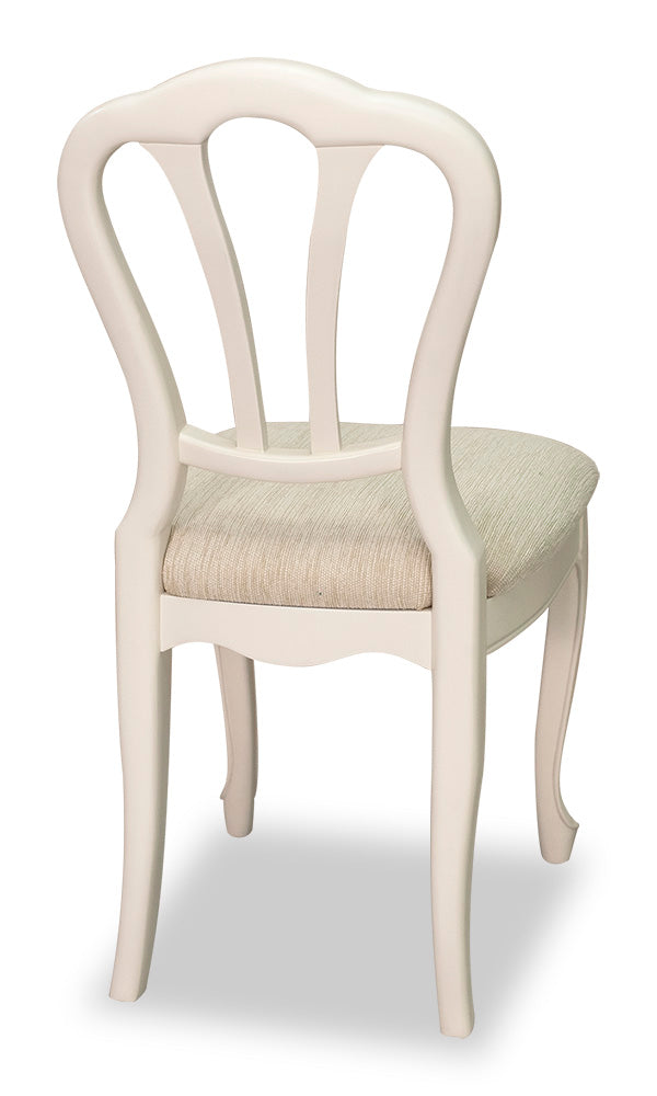 ダイニングチェア デスクチェア 東海家具 フルール WH LDチェア マホガニー アンティークホワイト 456072