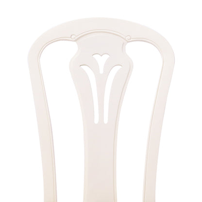 ダイニングテーブルセット アーム付チェア 6人掛け 7点セット W180cm 東海家具 フルール wh チェアB マホガニー ホワイト 264448