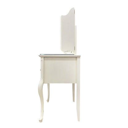 ドレッサー スツール付 東海家具 アンティークホワイト 白家具 姫 プリンセス おしゃれ かわいい フルール 783260