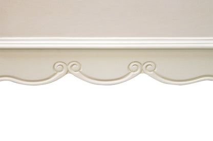 ハイチェスト 90cm幅 東海家具 アンティークホワイト 白家具 姫 プリンセス おしゃれ かわいい フルール 783246