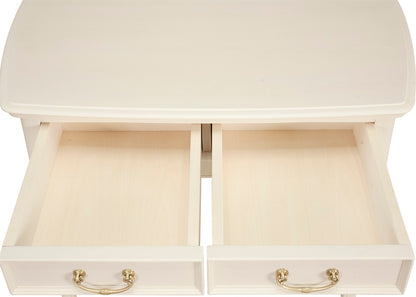 デスク コンソール テーブル 花代 電話台 東海家具 フルール WH リビングデスク75 ホワイト 378459