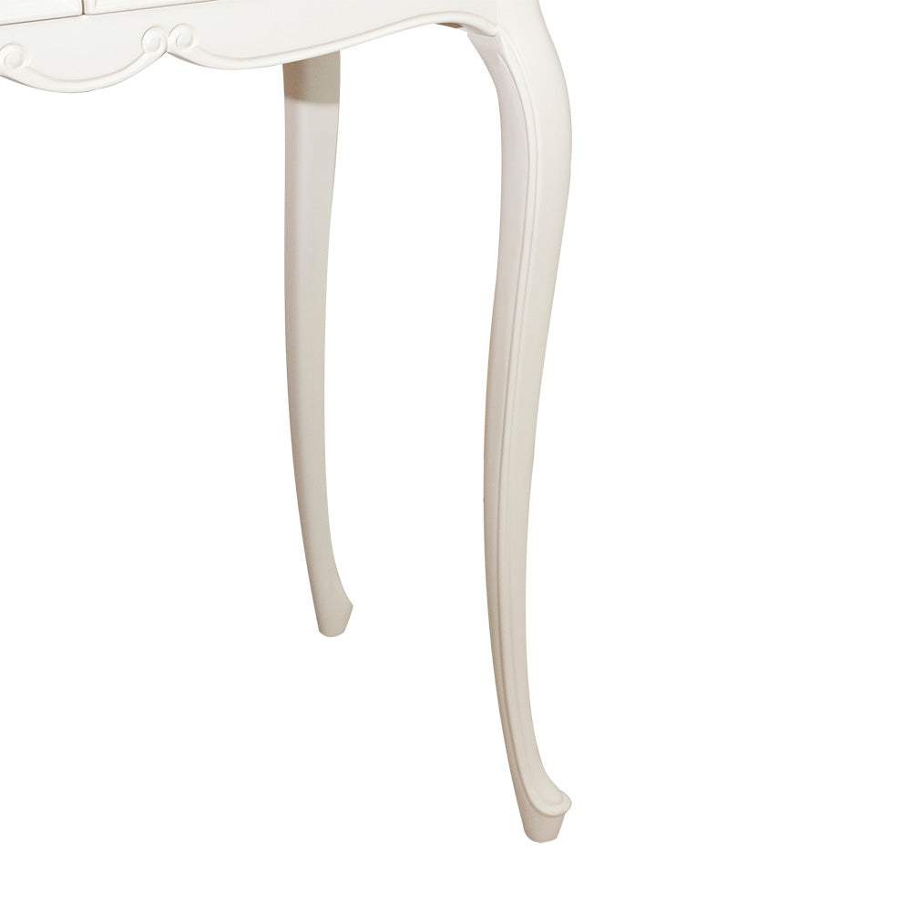 デスク コンソール テーブル 花代 電話台 東海家具 フルール WH リビングデスク75 ホワイト 378459