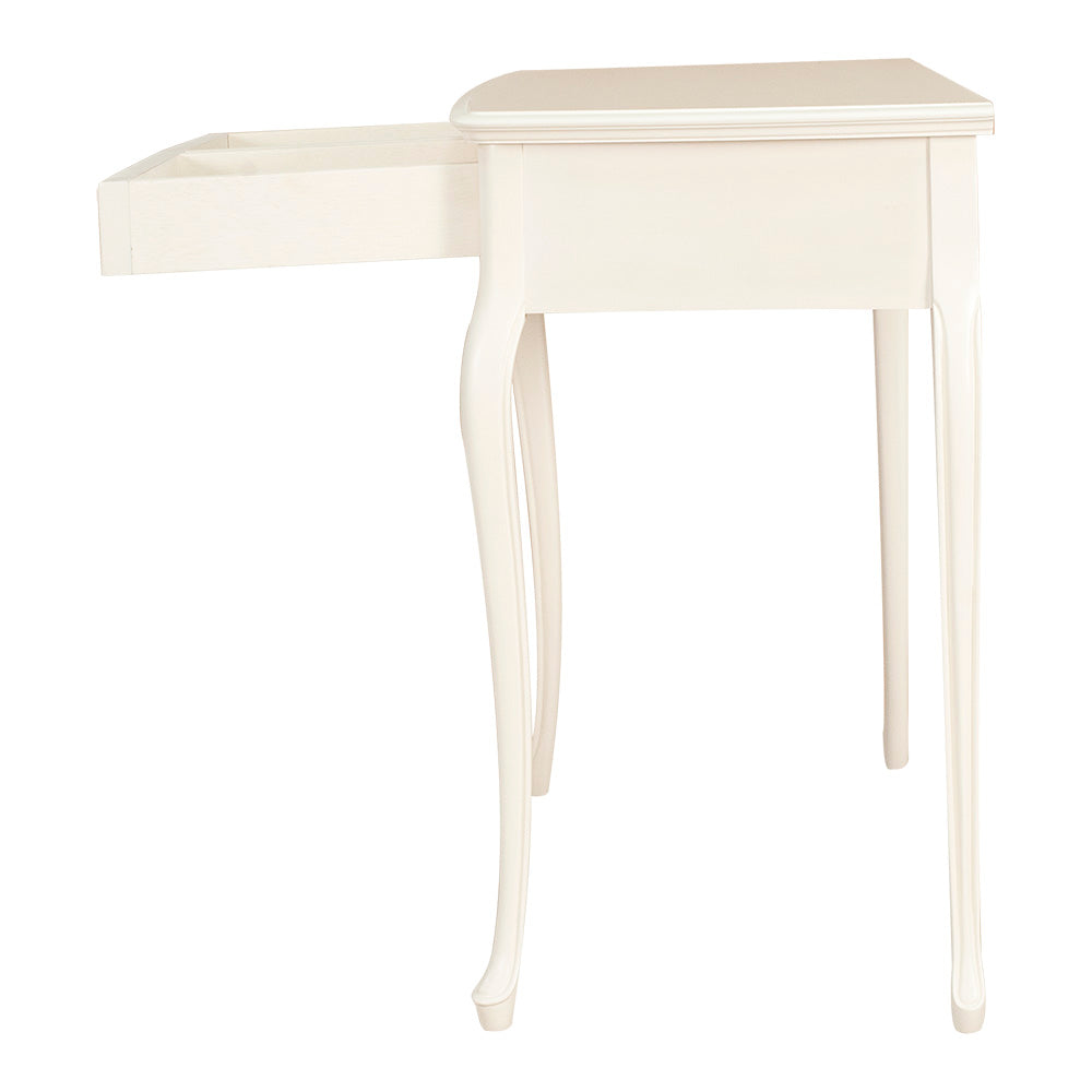 デスク コンソール テーブル 花代 電話台 東海家具 フルール WH リビングデスク75 ホワイト 378459