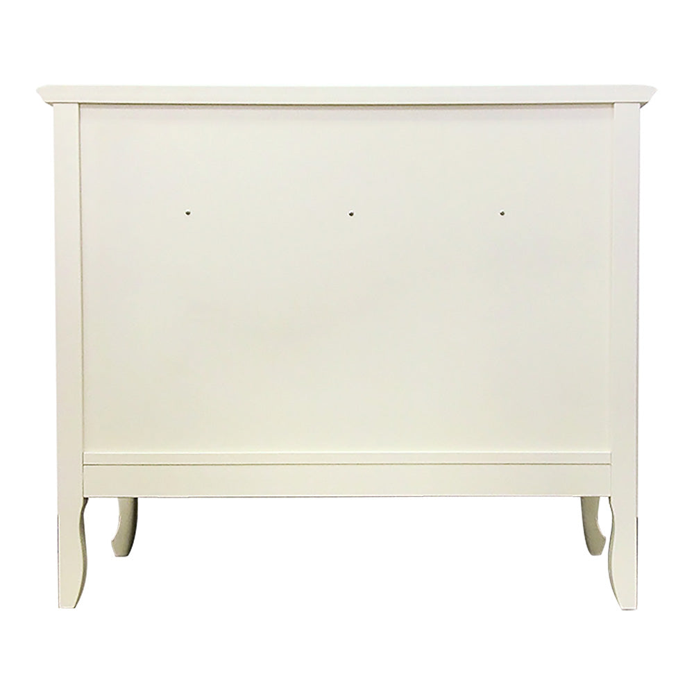 ローチェスト 85cm幅 東海家具 アンティークホワイト フルール 白家具 姫 プリンセス おしゃれ かわいい 783253