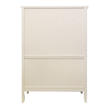 ハイチェスト 90cm幅 東海家具 アンティークホワイト 白家具 姫 プリンセス おしゃれ かわいい フルール 783246