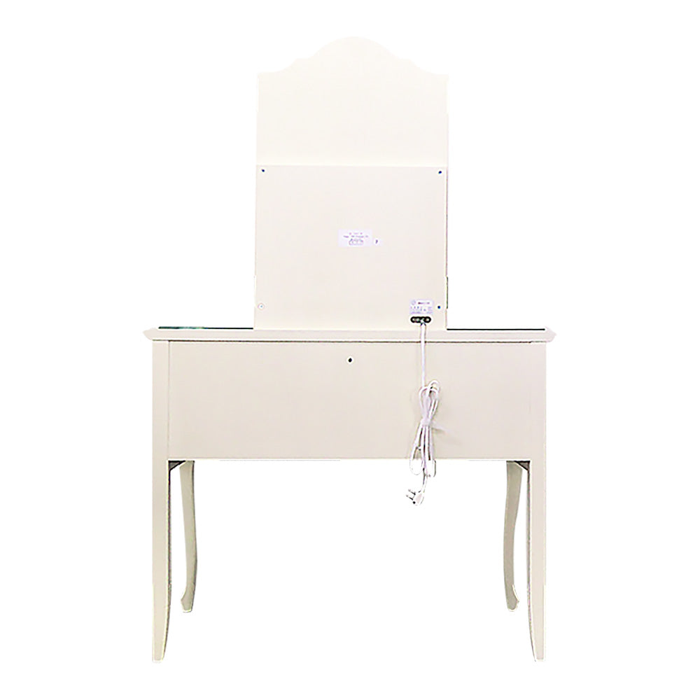 ドレッサー スツール付 東海家具 アンティークホワイト 白家具 姫 プリンセス おしゃれ かわいい フルール 783260