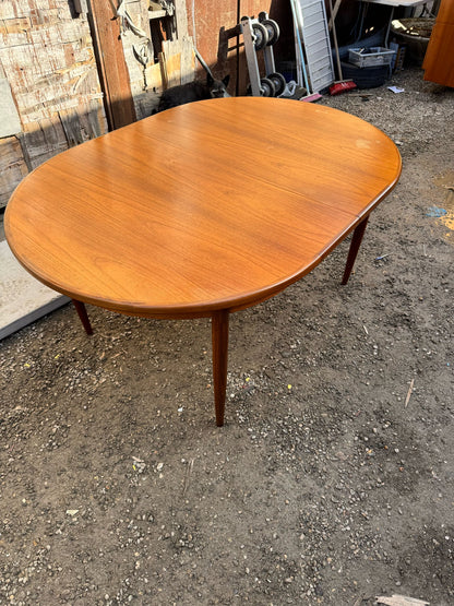 ダイニングテーブル ネイサン オーバル ヴィンテージ イギリス NATHAN チーク 伸長式