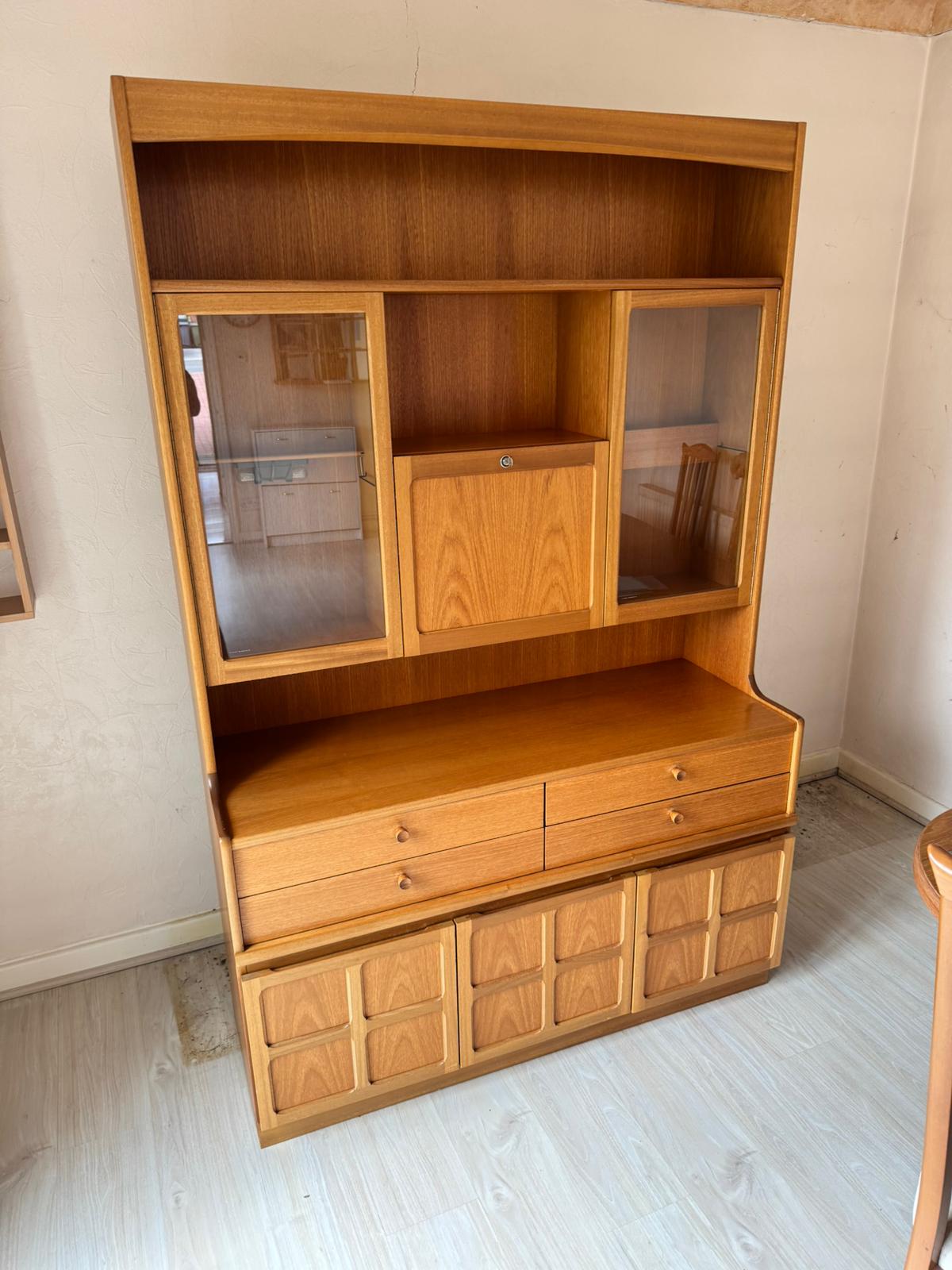 キャビネット ネイサン カップボード イギリス チーク 完成品 NATHAN