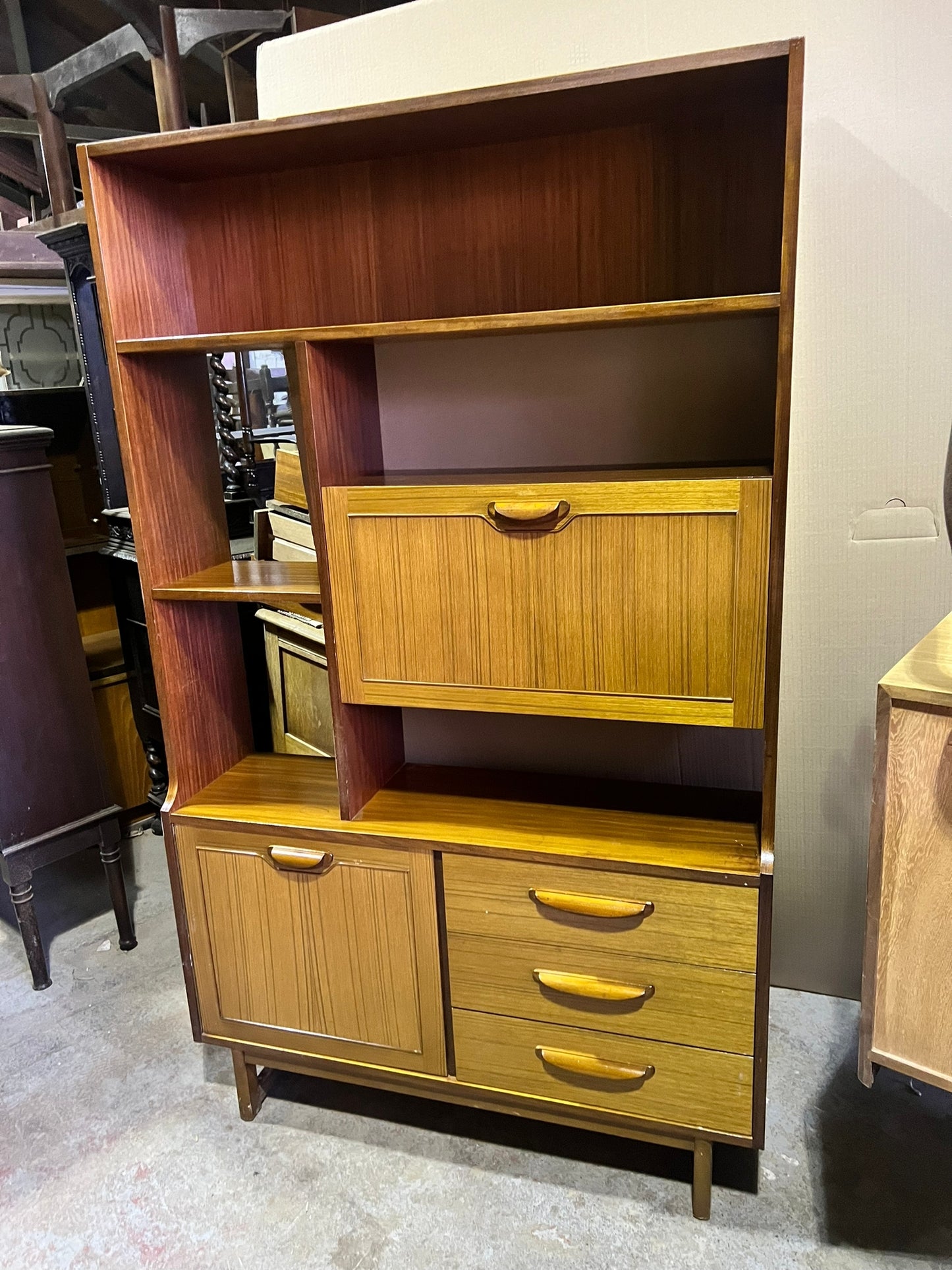 オープンシェルフ Stonehill ヴィンテージ イギリス ルームディヴァイダー ストーンヒル