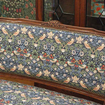 イタリア 二人がけ ソファ 木製 いちご泥棒  サロンソファ