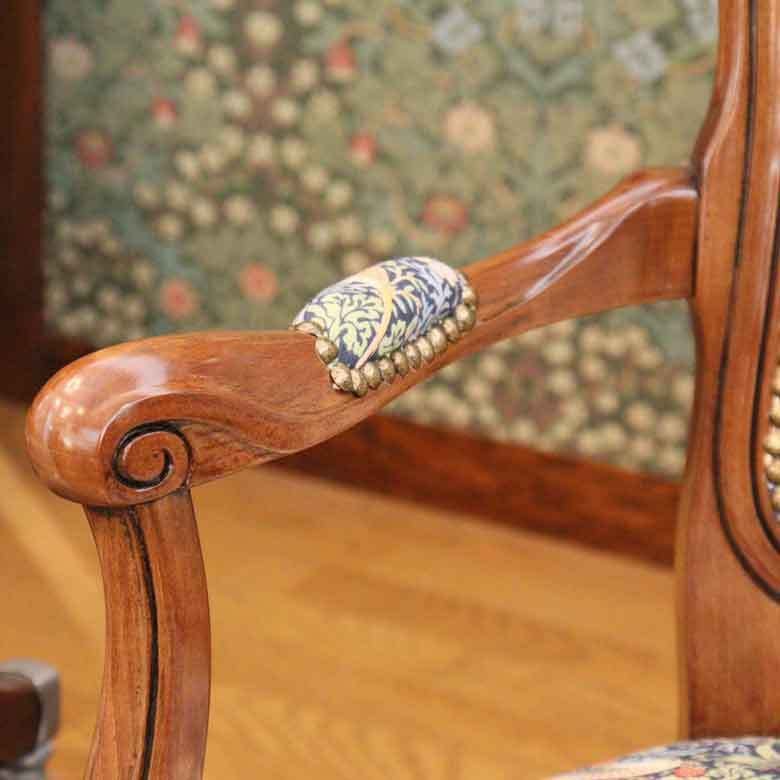 イタリア 二人がけ ソファ 木製 いちご泥棒  サロンソファ