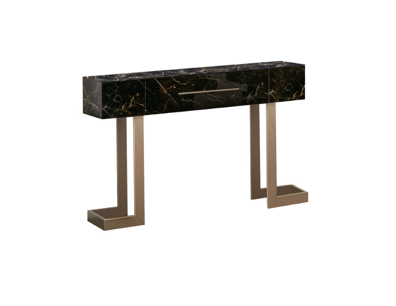 コンソールテーブル 128cm コスメデスク Arredoclassic アレドクラシック ADORA Luce Dark ルーチェダーク 高級家具 イタリア製