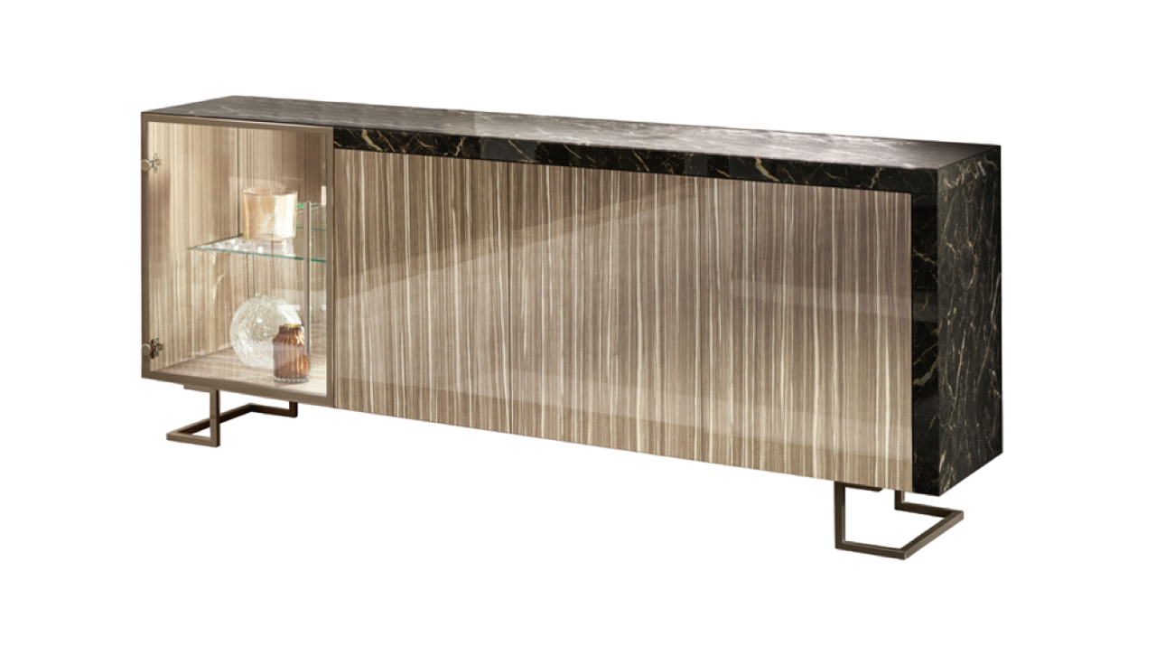 4ドア サイドボード 209cm Arredoclassic アレドクラシック ADORA Luce Dark ルーチェダーク 高級家具 イタリア製