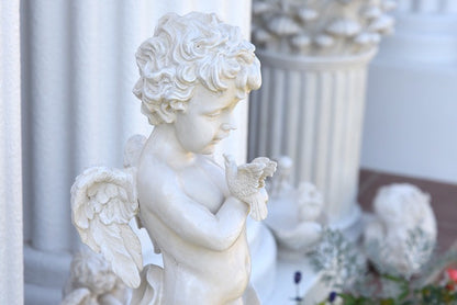 天使の噴水 ファウンテン ガーデニング 置物 オーナメント