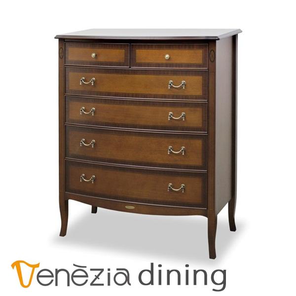 チェスト 5段 6引出 W90 東海家具 VENEZIA ベネチア ハイチェスト90 783819