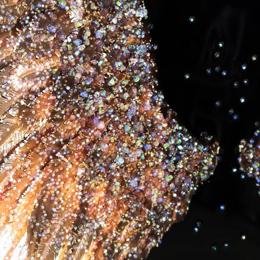 アートフレーム ピース 幸運の翼 140cm クリスタルピクチャー ウォールデコ