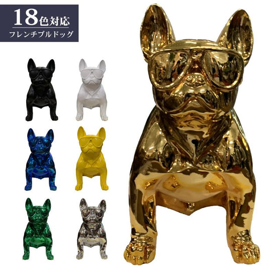 フレンチブルドッグ オブジェ 置物 ブヒ 犬 風水 金運 縁起物
