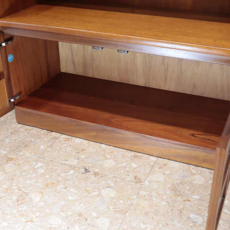 ユニットキャビネット ネイサン ガラス戸 イギリス 木製 レトロ ミッドセンチュリー ウォールユニット