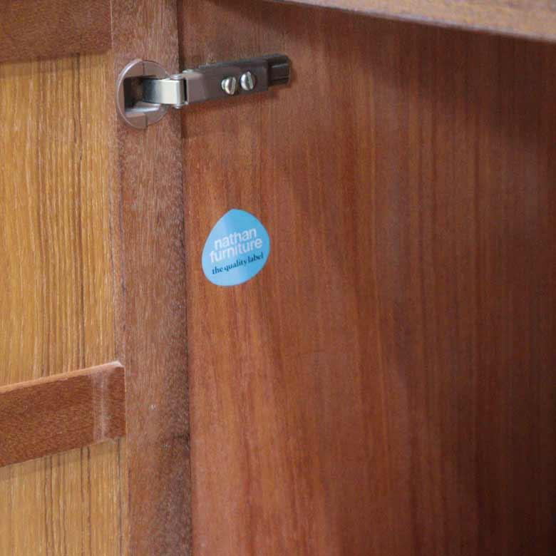 ユニットキャビネット ネイサン ガラス戸 イギリス 木製 レトロ ミッドセンチュリー ウォールユニット