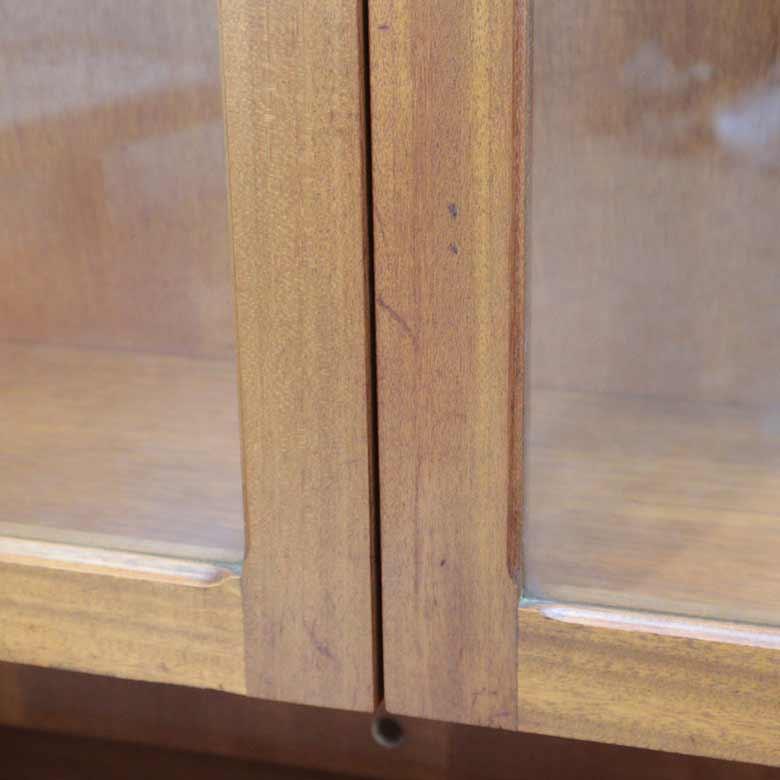 ユニットキャビネット ネイサン ガラス戸 イギリス 木製 レトロ ミッドセンチュリー ウォールユニット