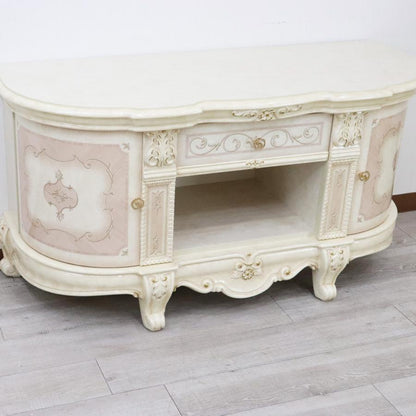 サルタレッリ ヴェルサイユ テレビボード 127cm アイボリー テレビ台 ローボード