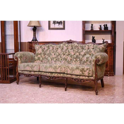 イタリア 3人掛け ソファ 金華山 グリーン 3Pソファ MR/3P