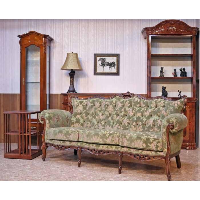 イタリア 3人掛け ソファ 金華山 グリーン 3Pソファ MR/3P