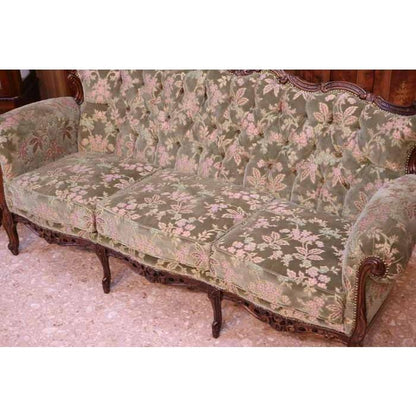 イタリア 3人掛け ソファ 金華山 グリーン 3Pソファ MR/3P