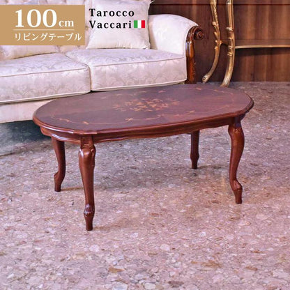 イタリア リビングテーブル 100cm センターテーブル 象嵌 ローテーブル 23