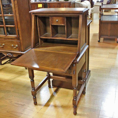 ライティング オーク ビューロ 机 完成品 木製 レトロ