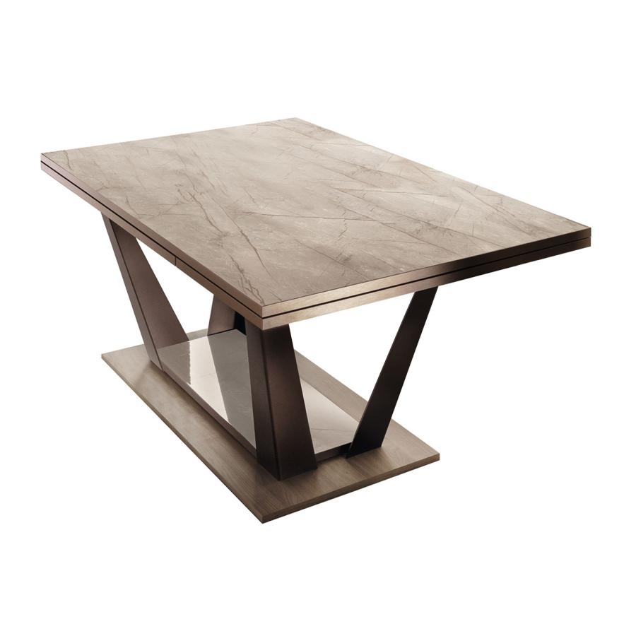 ダイニングテーブル 固定式 160cm Arredoclassic アレドクラシック ADORA AMBRA アンブラ イタリア製