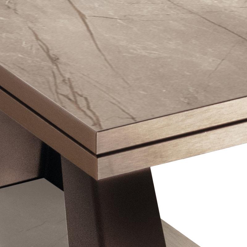 ダイニングテーブル 固定式 160cm Arredoclassic アレドクラシック ADORA AMBRA アンブラ イタリア製