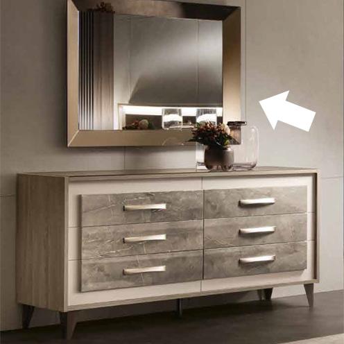 壁掛けミラー 112cm 鏡 Arredoclassic アレドクラシック ADORA AMBRA アンブラ イタリア製