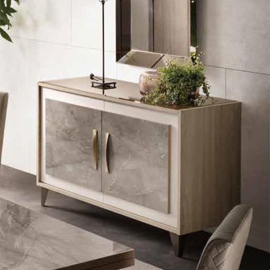 2ドア サイドボード 129cm幅 Arredoclassic アレドクラシック ADORA AMBRA アンブラ アレドクラシック キャビネット ローボード リビングボード イタリア製