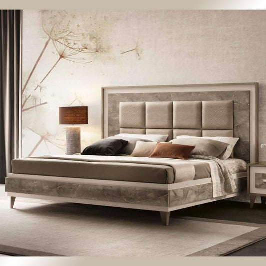 キングサイズベッド ベッドフレーム 布張り Arredoclassic アレドクラシック ADORA AMBRA アンブラ アレドクラシック 高級家具