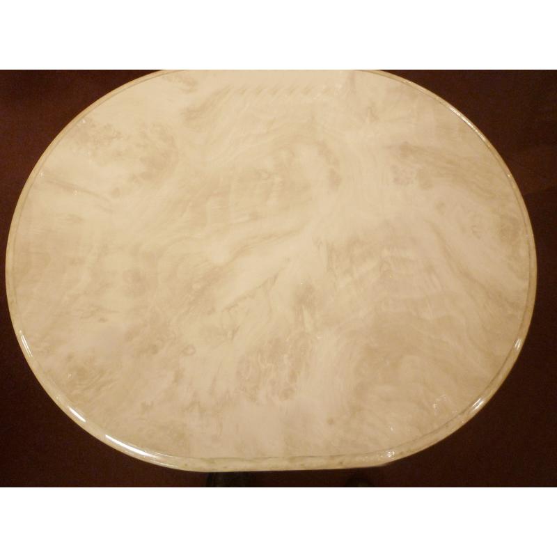 レオナルド サイドテーブル アイボリー イタリア キャメル ローテーブル