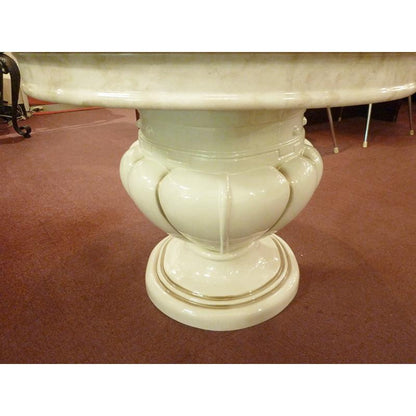 レオナルド サイドテーブル アイボリー イタリア キャメル ローテーブル