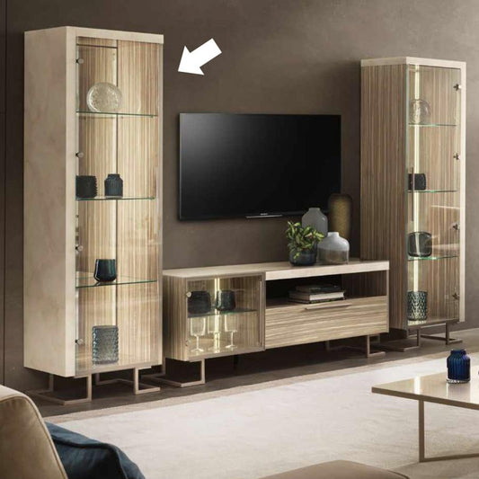 1ドアキュリオケース 59cm幅 Arredoclassic アレドクラシック ADORA Luce Light ルーチェライト 高級家具 イタリア製