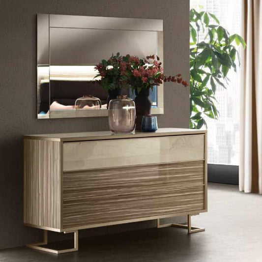 シングルチェスト 3段 3引出 130cm幅 Arredoclassic アレドクラシック ADORA Luce Light ルーチェライト 高級家具 イタリア製