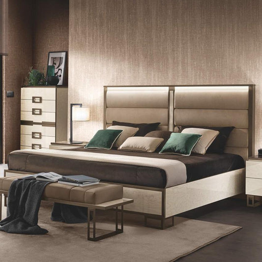 ベッドフレーム キングサイズ 布張り ADORA POESIA ポエジア 高級家具 イタリア製