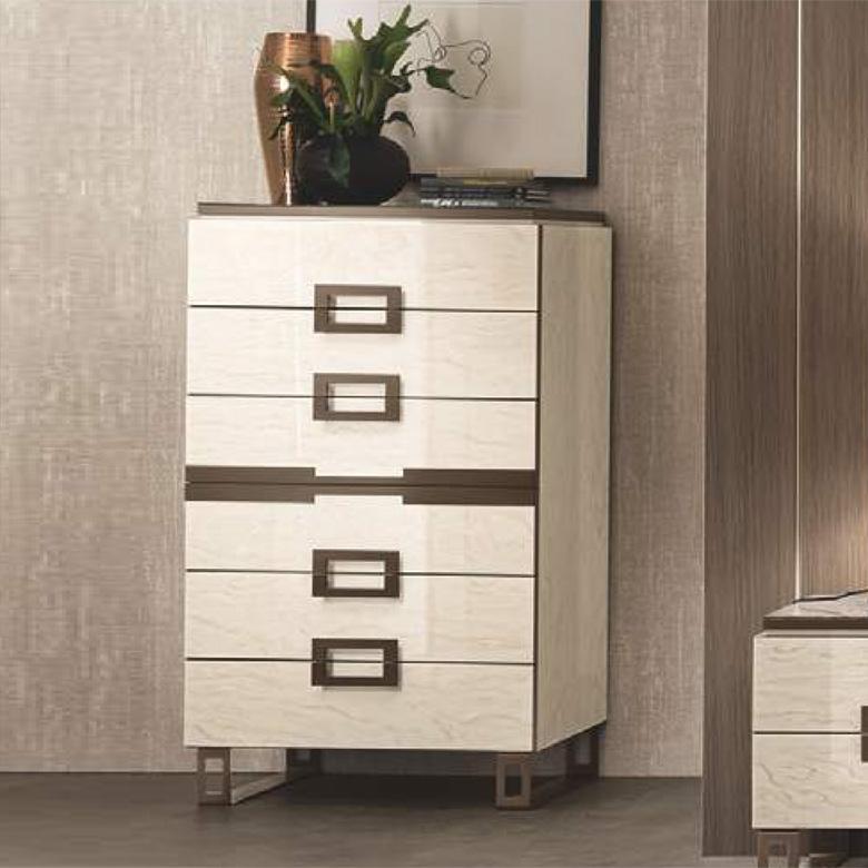 ハイチェスト 6段 W83cm ADORA POESIA ポエジア 高級家具 イタリア製