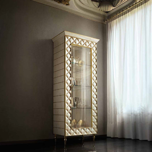 1ドアキュリオケース キャビネット Ｗ83 ADORA SIPARIO シパリオ 高級家具 イタリア製