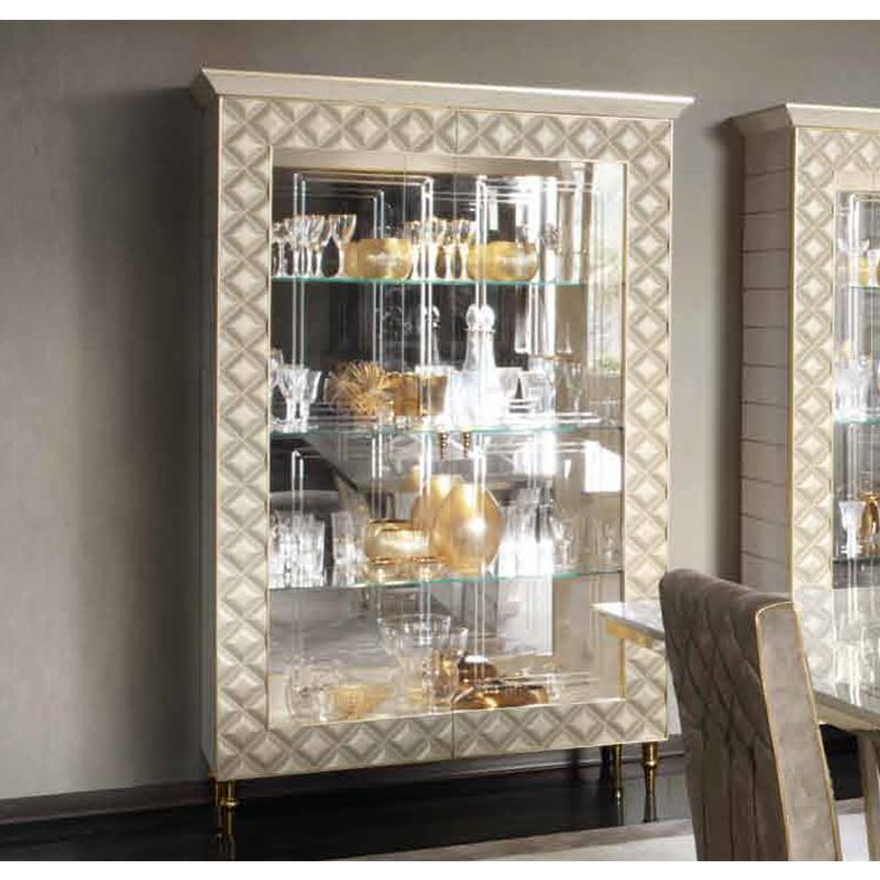 2ドアキュリオケース キャビネット Ｗ 131 ADORA SIPARIO シパリオ 高級家具 イタリア製