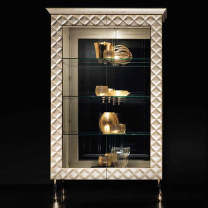 2ドアキュリオケース キャビネット Ｗ 131 ADORA SIPARIO シパリオ 高級家具 イタリア製