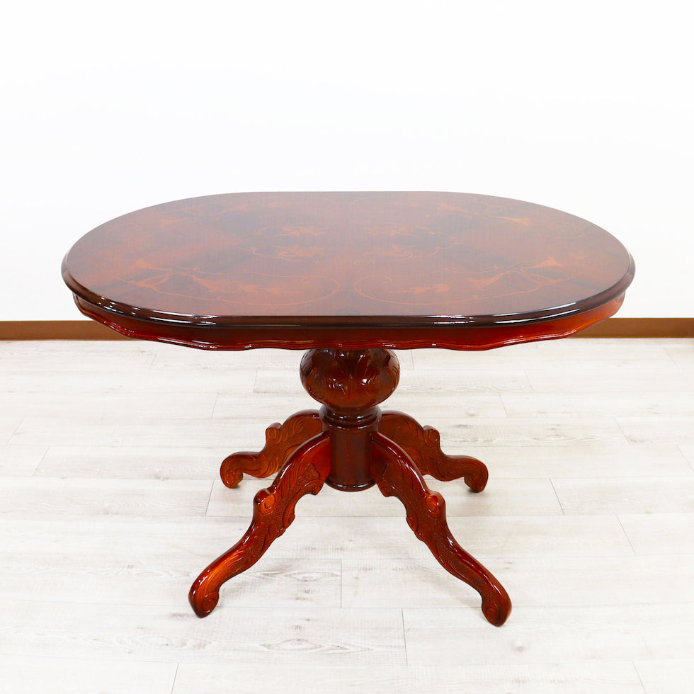 イタリア ダイニングテーブル 135cm幅 4人用 象嵌 TS135