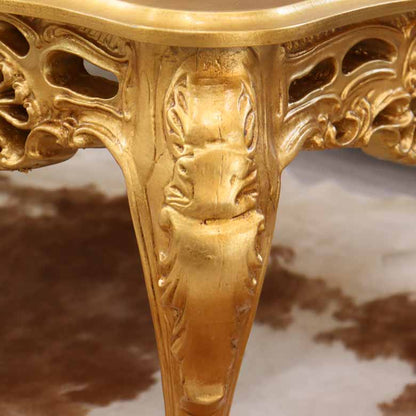 リビングテーブル ゴールド 110cm ローテーブル 猫脚 イタリア DIBIASE TB-L-GD