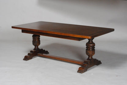 センターテーブル 120cm 木製  茶 レトロ ローテーブル